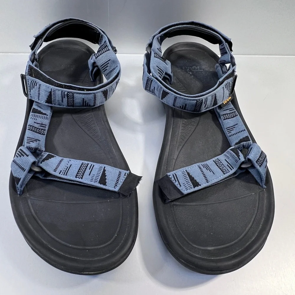 Teva Hurricane XLT2 Mens Gray Black Sport Hiking Sandals Size 13 shoe beach pool